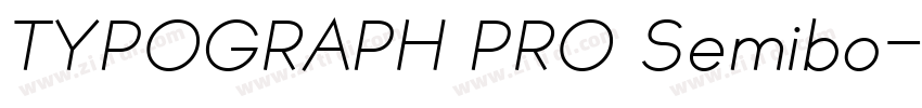 TYPOGRAPH PRO Semibo字体转换